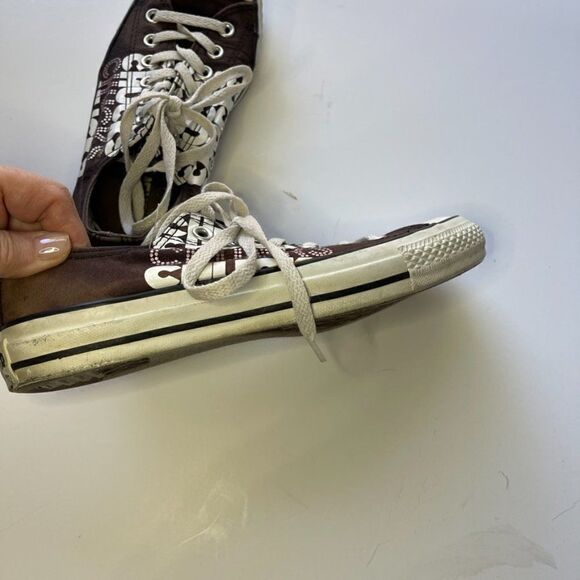 Rare Chucks Chucks Chucks Low Top All Stars‎ Men's 6; Women's 8 Black and White - Picture 4 of 5